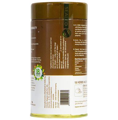 18 Herbs Organics Green Tea Bag (1.25gm Each) with Tulsi