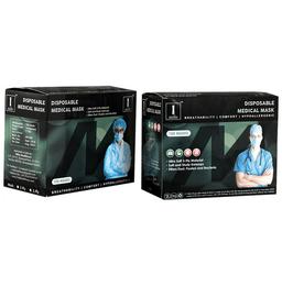 1Mile Disposable 3 Ply Face Mask Blue Single Pouch