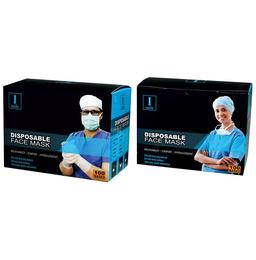 1Mile Disposable 3 Ply Face Mask Green