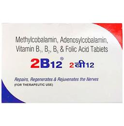2 B12 Tablet with Methylcobalamin & Folic Acid