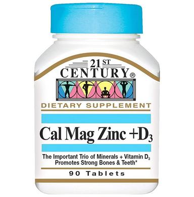 21st Century Cal Mag Zinc + D3 Tablet