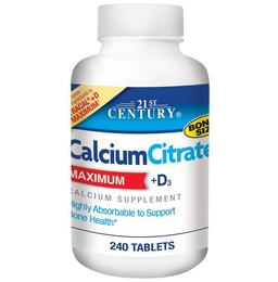 21st Century Calcium Citrate Maximum + D3 Tablet