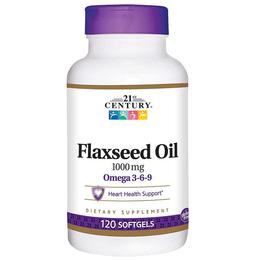 21st Century Flaxseed Oil 1000mg Softgels