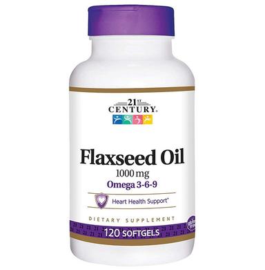 21st Century Flaxseed Oil 1000mg Softgels