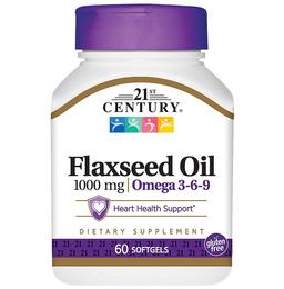 21st Century Flaxseed Oil 1000mg Softgels