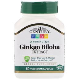 21st Century Ginkgo Biloba Extract Vegetarian Capsules