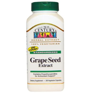 21st Century Grape Seed Extract Vegetarian Capsules