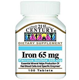21st Century Iron 65mg Tablet