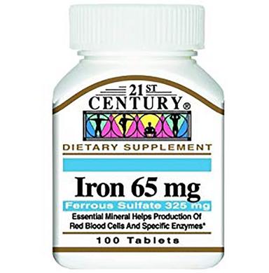 21st Century Iron 65mg Tablet