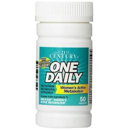 21st Century One Daily, Women's Active Metabolism, Multivitamin Multimineral Tablet