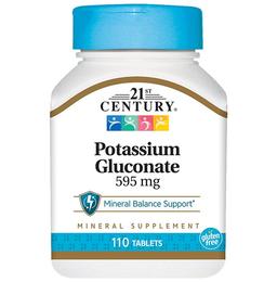 21st Century Potassium Gluconate 595mg Tablet