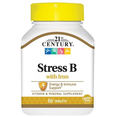 21st Century Stress B with Iron Tablet