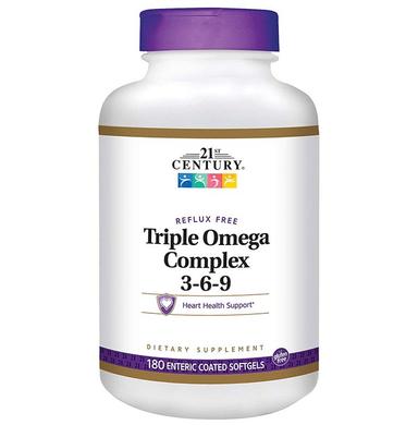21st Century Triple Omega Complex 3-6-9 Enteric Coated Softgels