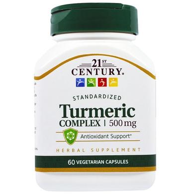 21st Century Turmeric Complex 500mg Vegetarian Capsules