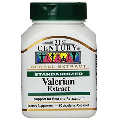 21st Century Valerian Extract Vegetarian Capsules