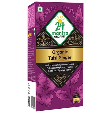 24 Mantra Organic Tulsi Ginger Tea