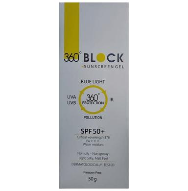 360° Block Sunscreen Gel SPF 50+ PA+++ | 360° UVA/UVB & IR Protection