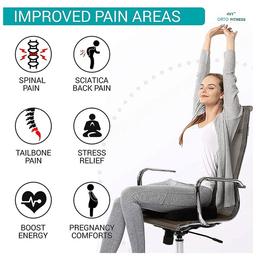 4V1 CX 8 Coccyx Orthopedic Seat Cushion Standard Blue