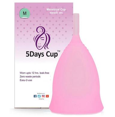 5DaysCup Reusable Menstrual Cup Medium Pink