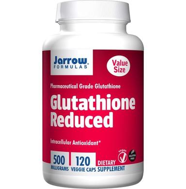 Jarrow Formulas Glutathione Reduced 500mg Capsule | Intracellular Antioxidant