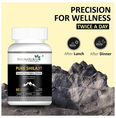 7Days Shilajit 500mg Capsule