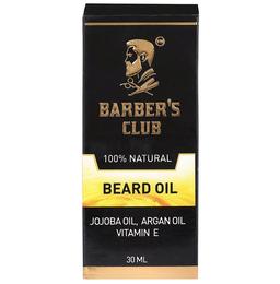 Barber's Club 100% Beard Oil with Jojobo Oil, Argan Oil & Vitamin E