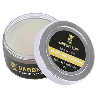 Barber's Club Beard & Moustache Wax with Tea Tree Oil