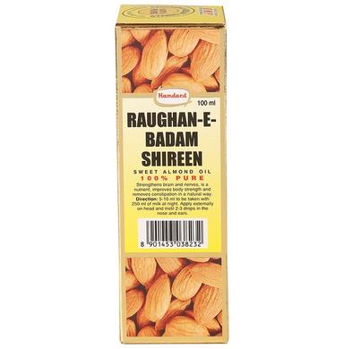Hamdard Roghan Badam Shirin Pure Almond Oil | Eases Constipation & Supports Skin, Hair & Brain Health