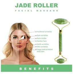 Nurture Derma Collagen Builder Powder Blueberry with Jade Roller