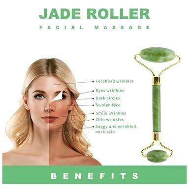 Nurture Derma Collagen Builder Powder Blueberry with Jade Roller