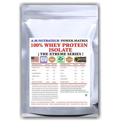 A.M Nutratech 100% Whey Protein Isolate The Xtreme Series