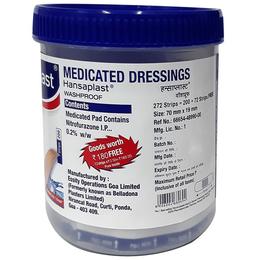 Hansaplast Washproof Medicated Dressing Band Aid, First Aid