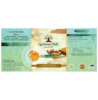 Aachman Veda Curcumin Drop Natural Immunity Enhancer (30ml Each)