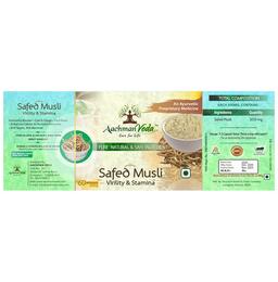 Aachman Veda Safed Musli Virility & Stamina Capsule 500mg (60 Each)