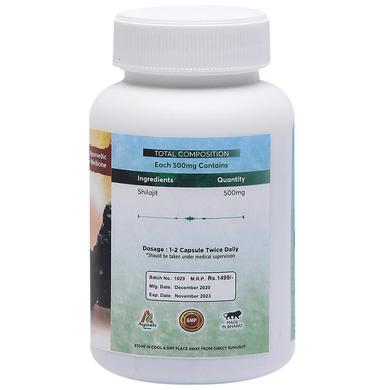 Aachman Veda Shilajit+ Pure Extract Ashwagandha with Safed Musli Capsule (60 Each)
