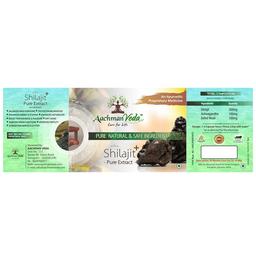 Aachman Veda Shilajit+ Pure Extract Ashwagandha with Safed Musli Capsule (60 Each)