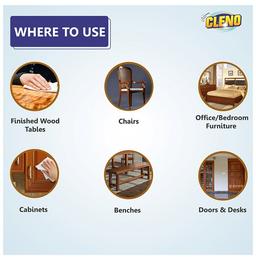 Cleno Wood & Laminate Furniture Wipes (50 Each)