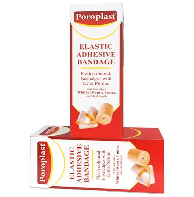 Poroplast Elastic Adhesive Bandage 10cm x 1m