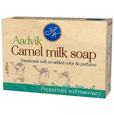 Aadvik Camel Milk Soap Peppermint and Rosemary