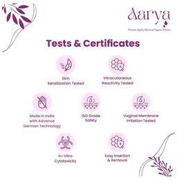 Aarya Medical Grade Silicone Reusable Menstrual Cup Medium & Large