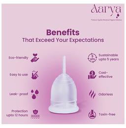 Aarya Medical Grade Silicone Reusable Menstrual Cup Small