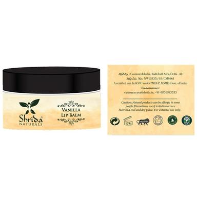 Shrida Vanilla Lip Balm
