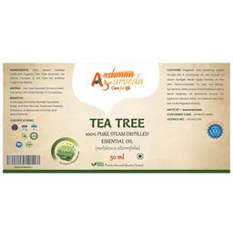 Aashman Ayurveda 100% Pure Steam Distilled Essential Oil Tea Tree