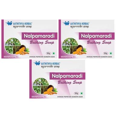 Aathithya Herbal Nalpamaradi Bathing Soap (100gm Each)