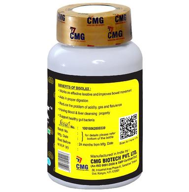 CMG Nutritions Bisolax Capsule Assist in Gentle & Regular Bowel Movement