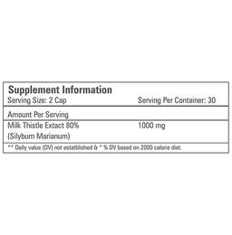 Abbie's Nutrition Plus Health Supplement Milk Thistle Extract Capsule
