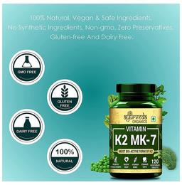 Ayurveda Organics Vitamin K2 MK 7 Vegetarian Tablet