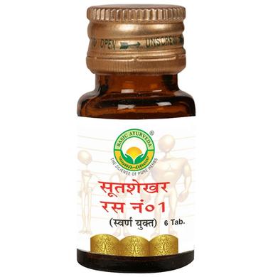 Basic Ayurveda Sutshekhar Ras No.1 (with Gold) Tablet