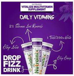 Nutrainix Vitalize Multivitamin Supplement Effervescent Tablet (20 Each) Orange