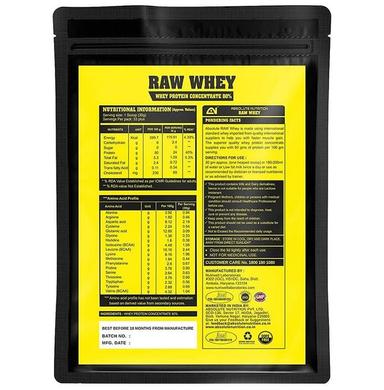 Absolute Nutrition Raw Whey Protein Concentrate 80% Unflavoured
